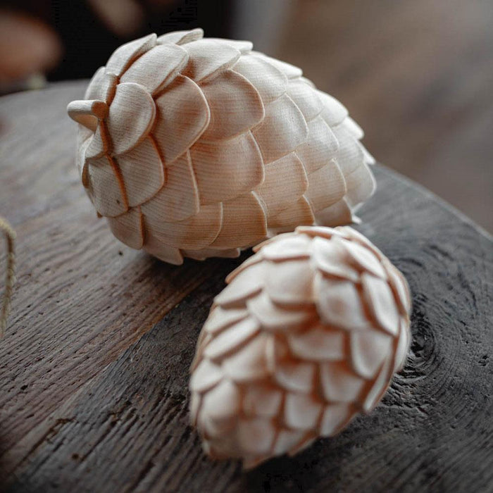 Zirbenholz Herz oder Zapfen | Handarbeit aus Südtirol