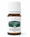 Young Living Pfefferminze+ ätherisches Öl 5 ml als freigestelltes Produktbild in brauner Glasflasche mit weißem Verschluss vor hellem Hintergrund.
