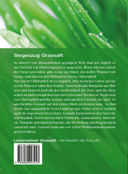 Buch "Grassaft: Das grüne Lebenselixier" von Maria Kageaki 130 Seiten