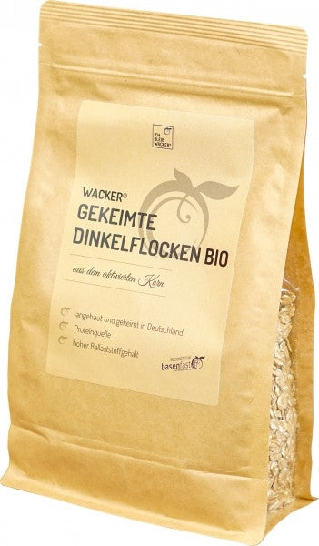 Wacker® Gekeimte Bio Dinkelflocken 500g