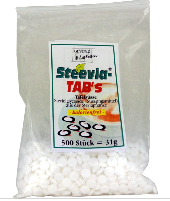 Steevia® Tabs ca. 500 Stück-Nachfüllbeutel