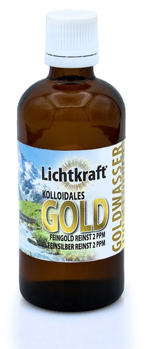 Lichtkraft Goldwasser (Kolloidales Gold und Silber) 100 ml
