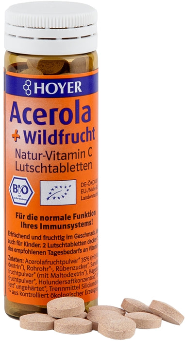 Hoyer Acerola + Wildfrucht Lutschtabletten 30g