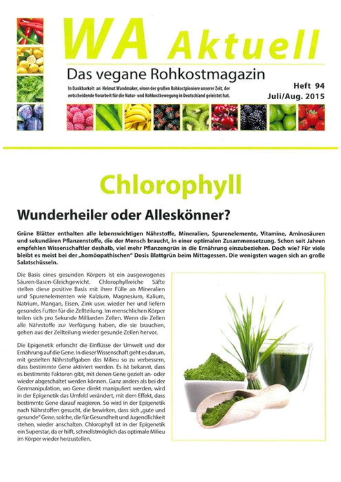 Chlorophyll | Wunderheiler oder Alleskönner