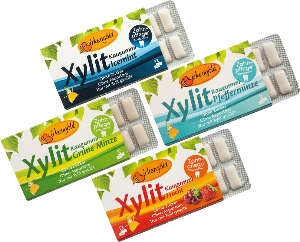 Birkengold Xylit Zahnpflege Kaugummi — Landkaufhaus Mayer